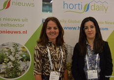 Susanne Mosmans and Katerina Marouli with Future Crops